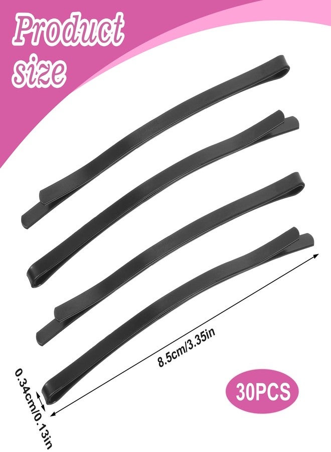 Tyqour 30pcs Black Jumbo Bobby Pins, 3.35 Inch Long Bobby Pins for Thick Updo Hair, Metal Hair Clips Hairpins Hair Accessories for Women, Long Hair Pins Hair Clips Hairpins Hair Accessories - Image 5